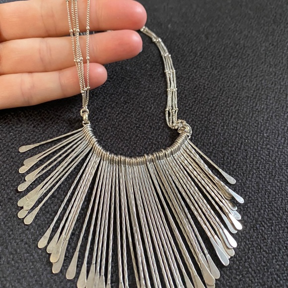 Vintage Adjustable Silver Necklace #Statement - Picture 6 of 6